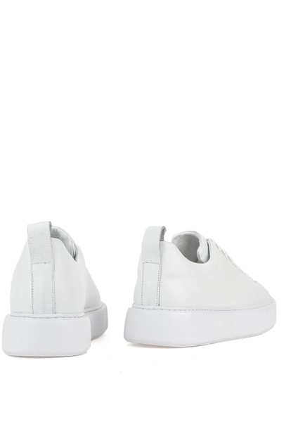 , Erkek Hakiki Deri Sneaker 1511026Z875Y Beyaz indirimleri