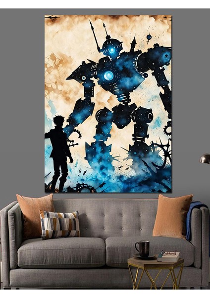 Renkli Silüetler Dekoratif Kanvas - Mdf Ahşap Tablo modelleri