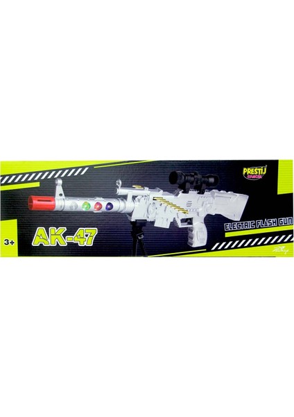 Ak-47 Electric Flash Gun Işıklı Sesli Tüfek