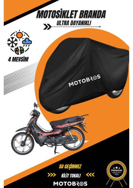 Motosiklet Branda Mondial 50 Sfc Siyah Su Geçirmez ve Dayanıklı (En Kalın) Kumaş Ömürlük Kullanım fiyatları
