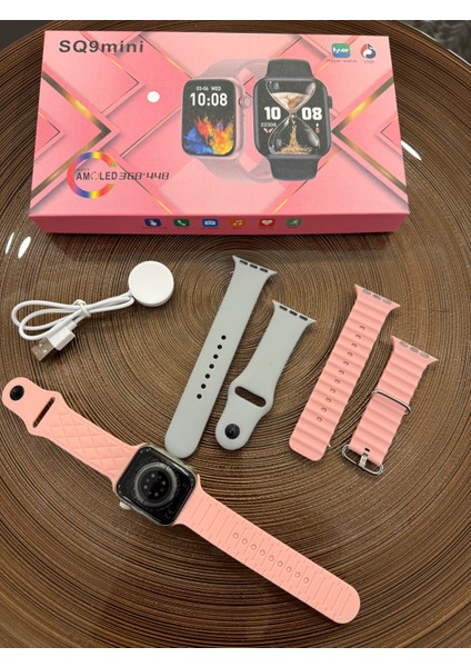 Fubar Sq9 Mini 3 Kordon Hediyeli Super Amoled Ekran Akıllı Saat