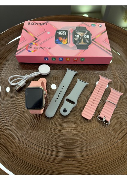 Fubar Sq9 Mini 3 Kordon Hediyeli Super Amoled Ekran Akıllı Saat