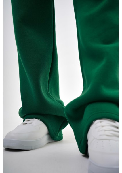 Erkek Basic Baggy Eşofman Altı Füme