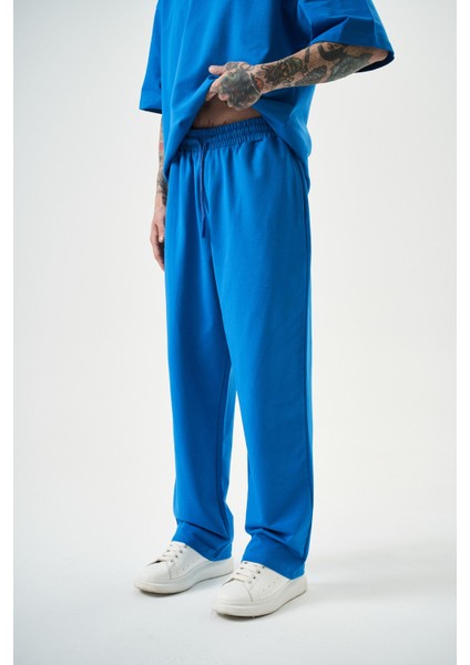 Erkek Basic Baggy Eşofman Altı Su Yeşili fiyatları