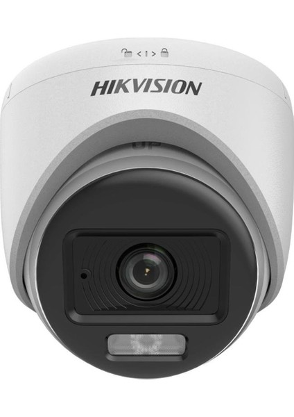 Tvı-Ahd 2mp 2.8mm Sabit Lensli Colorvu Ir Turret Dome Analog Kamera (DS-2CE70DF0T-LPFS)