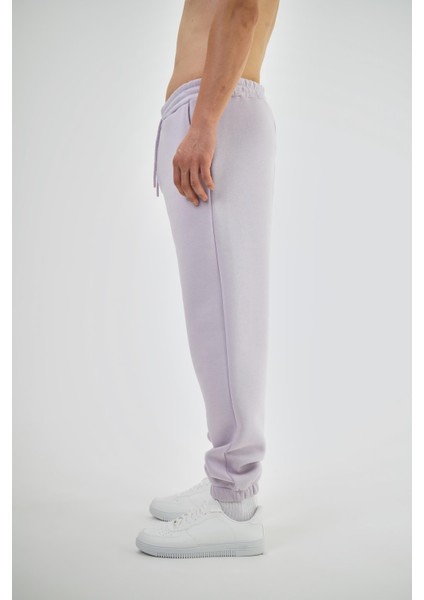 Erkek Jogger Basic Eşofman Altı Saks