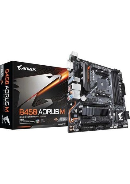 B450 AORUS M AMD B450 DDR4 mATX Anakart