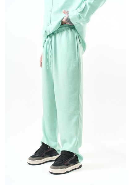 Erkek Sofia Baggy Pantolon Mint