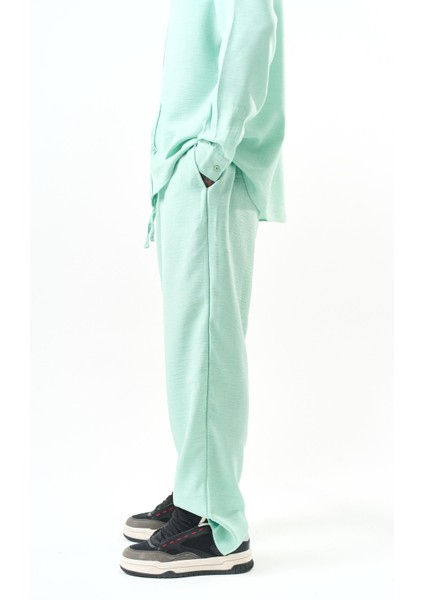 Erkek Sofia Baggy Pantolon Mint