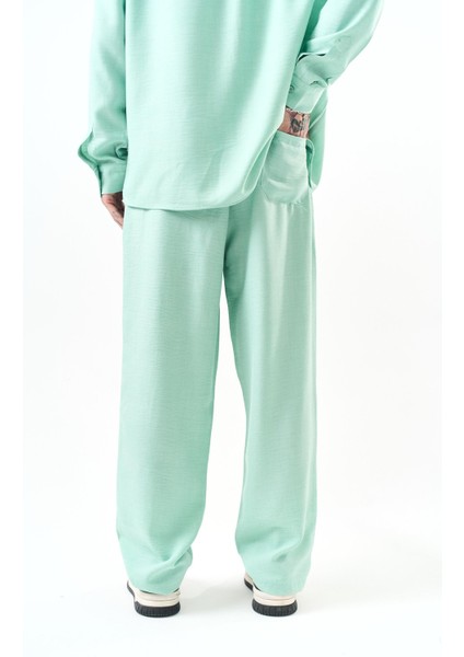 Erkek Sofia Baggy Pantolon Mint