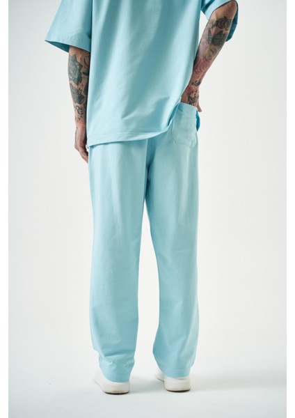 Erkek Basic Baggy Eşofman Altı Bebe Mavi modelleri