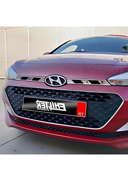 Hyundai i20 Ön Tampon Çerçevesi - Krom (2 Parça) | 2014-2017 Arası, HB modelleri