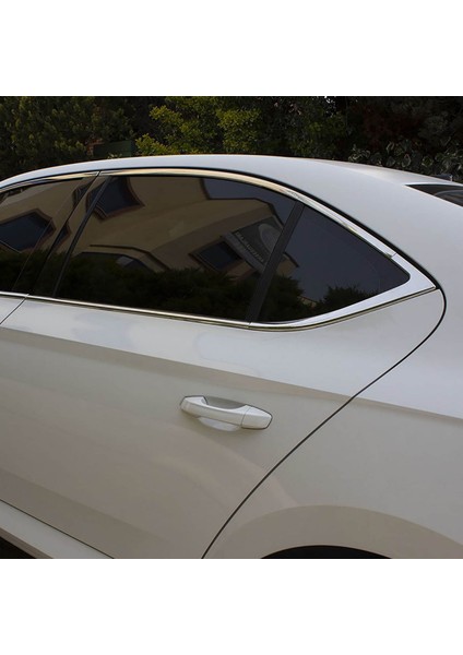 Skoda Octavia (A7) Cam Çerçevesi - Krom (10 Parça) | 2013-2019 Arası, SD modelleri