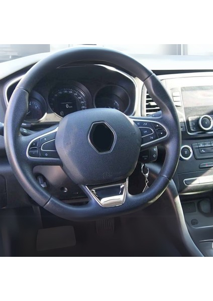 Renault Megane 4 Direksiyon Kromu Taşlı | 2016 ve Sonrası, HB/SD modelleri