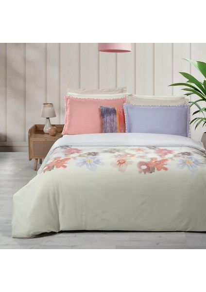 Josien King Size %100 Pamuk Saten Nevresim Takımı Multi