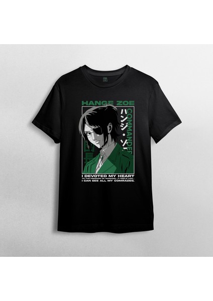 Attack On Titan Hange Unisex %100 Pamuklu Bisiklet Yaka T-Shirt Model 1 fiyatları