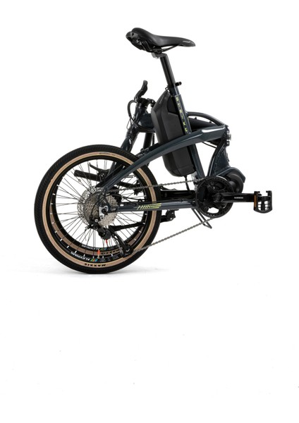 E-Foldıng Strike Elektrikli Katlanır Bisiklet 47,5 cm 20 Jant 9 Vites Gri Neon Sarı fiyatları