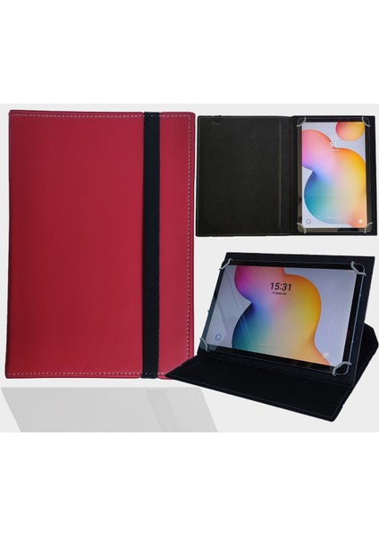 Vorcom S12 10.1" Tablet Uyumlu Standlı Kapaklı Tablet Kılıfı
