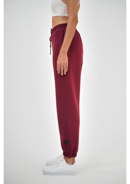 Kadın Beli Lastikli Basic Jogger Eşofman Altı Lacivert