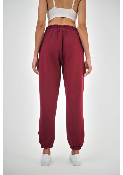 Kadın Beli Lastikli Basic Jogger Eşofman Altı Lacivert