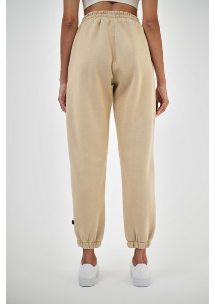 Kadın Beli Lastikli Basic Jogger Eşofman Altı Lacivert