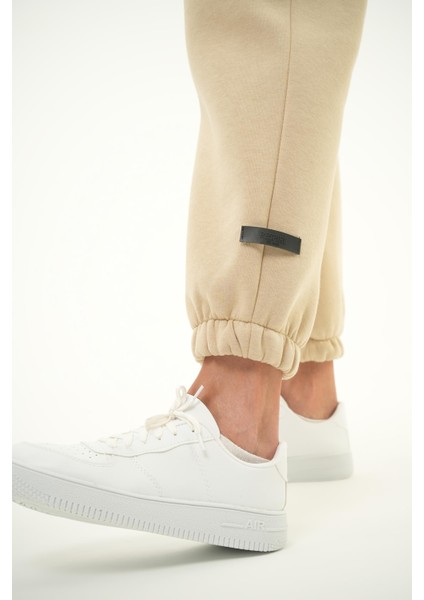 Kadın Beli Lastikli Basic Jogger Eşofman Altı Lacivert