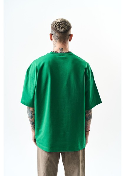 Erkek Respire Yazı Detaylı Oversize T-Shirt Benetton modelleri