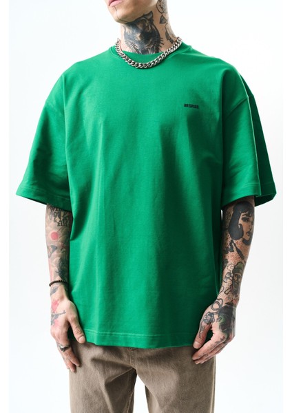 Erkek Respire Yazı Detaylı Oversize T-Shirt Benetton fırsatları