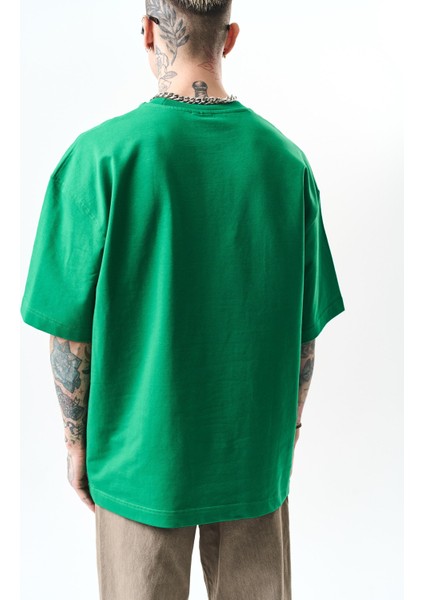 Erkek Respire Yazı Detaylı Oversize T-Shirt Benetton indirimleri