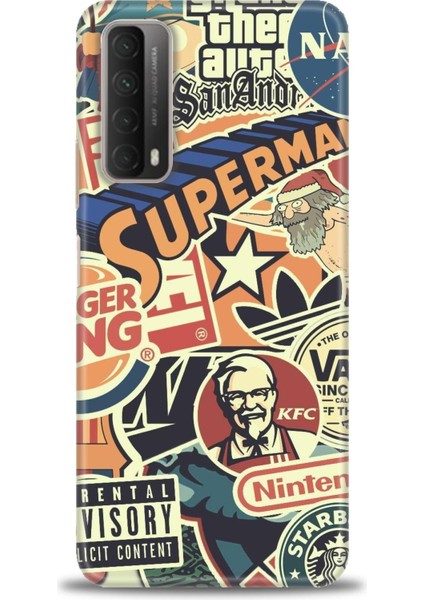 Huawei P Smart 2021 Kılıf Hd Baskılı - Superman