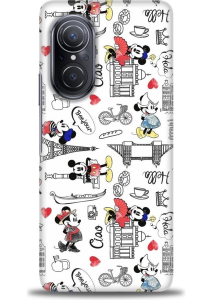 Huawei Nova 9 Se Kılıf Hd Baskılı - Mickey Şehirde