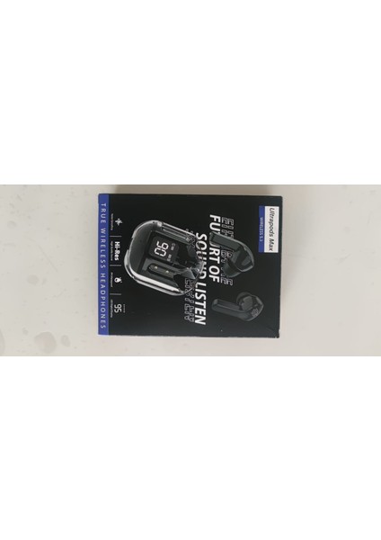 Arell Teknoloji Bluetooth Kulaklık Ultrapods Max Tws 5.3 Siyah