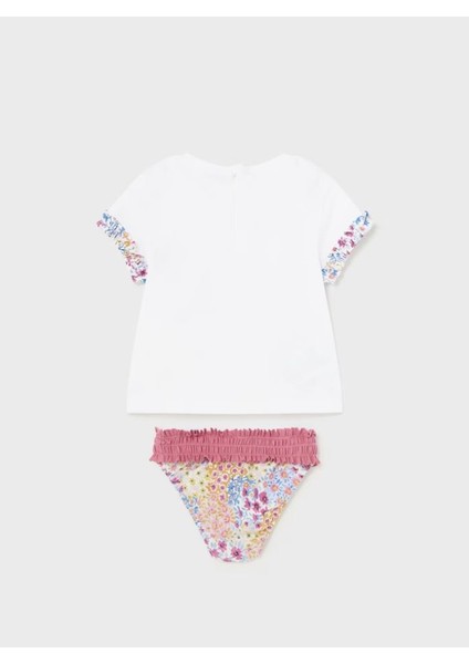 Kız Bebek Tişört Mayo Altı 2 Li Set 1642 fiyatları