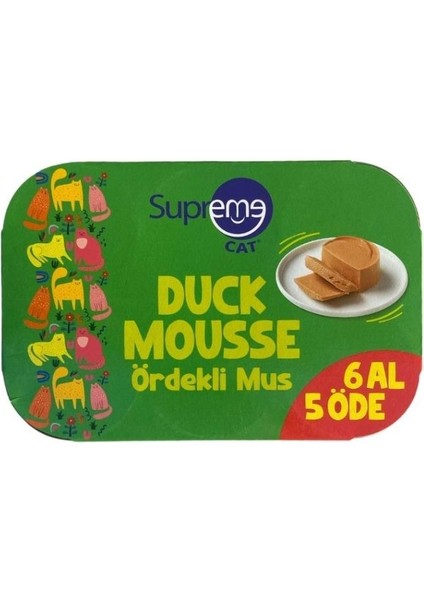 Ördekli Püre Kedi Konservesi 85 gr 6 Al 5 Öde