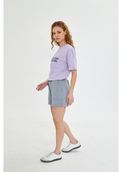 Kadın Master Of Sarcasm Baskılı Kısa Kollu %100 Pamuk Tişört fırsatları