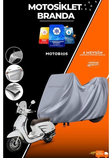 Motosiklet Branda Rks Bitter (En Kalın) Kumaş Ömürlük Kullanım (Tokalı)