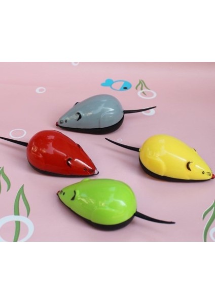 Çek Bırak Renkli Hareketli Fare Premiım 9×3.5×3cm Karışık Renklerde 1 Adet