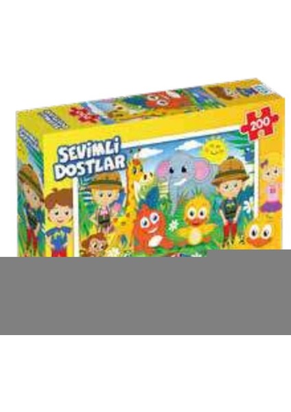 Sevimli Dostlar Puzzle 200