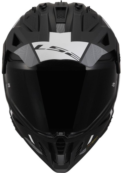 Pıoner 2 Hıll Mat Siyah-Beyaz Kask modelleri