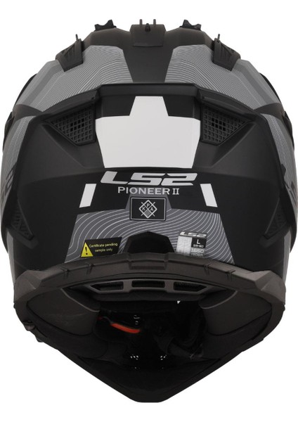 Pıoner 2 Hıll Mat Siyah-Beyaz Kask fırsatları