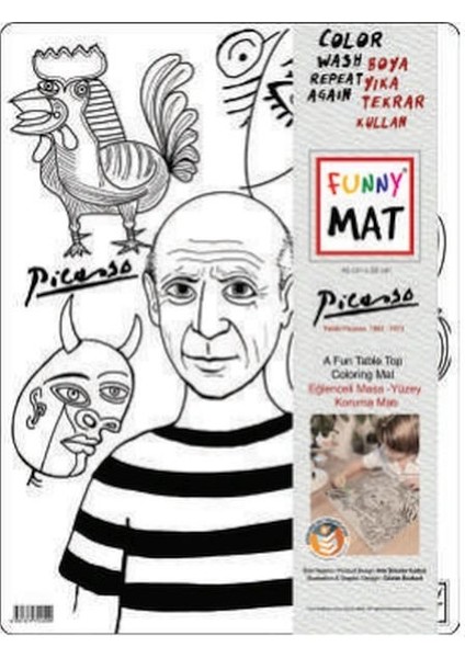 Funny Mat - Pablo Pıcasso 30 x 40 cm
