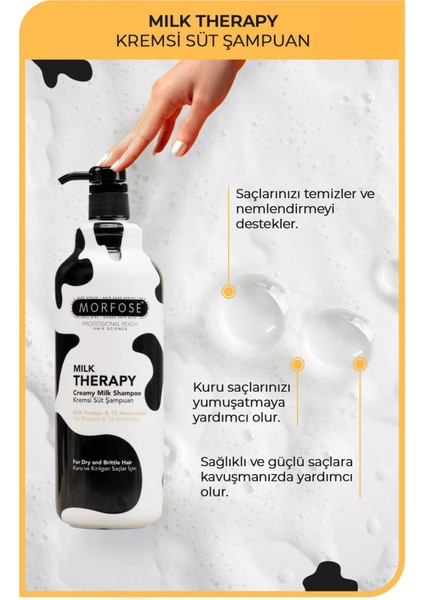 Milk Therapy Şampuan 1000 ml 3 Adet