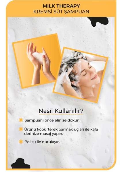 Milk Therapy Şampuan 1000 ml 3 Adet