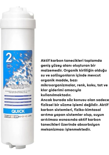 Tüm Kapalı Kasa Su Arıtma Cihazları ile Uyumlu Ihlas Aura Cebilon Uyumlu 5'li Su Arıtma Filtre Seti