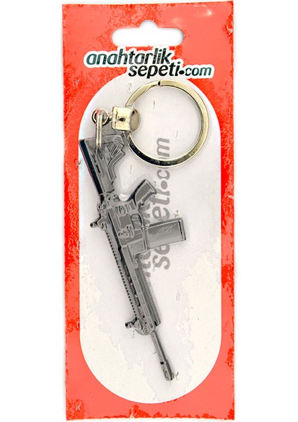 Tüfek Rifle Anahtarlık M-16 - Mat Siyah