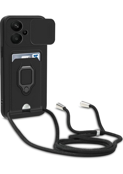 Xiaomi Redmi Note 13 Pro Plus Kamera Korumalı Standlı Kartlıklı Azn-Zuma