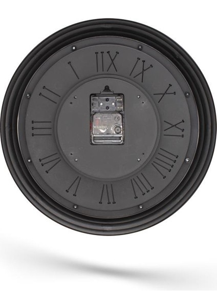 Premium Serisi Antik Eskitme Kadranlı Döner Çarklı Ev ve Ofis Duvar Saati Roma Rakamlı 40 cm Gri fırsatları