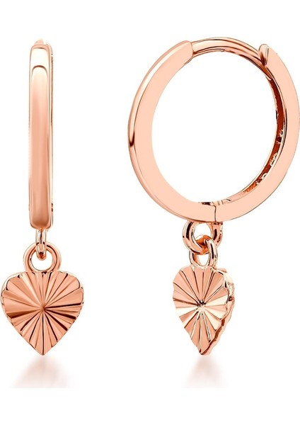 14 Ayar Altın Retro Minimal Halka Küpe KRS-K105-14GE fiyatları