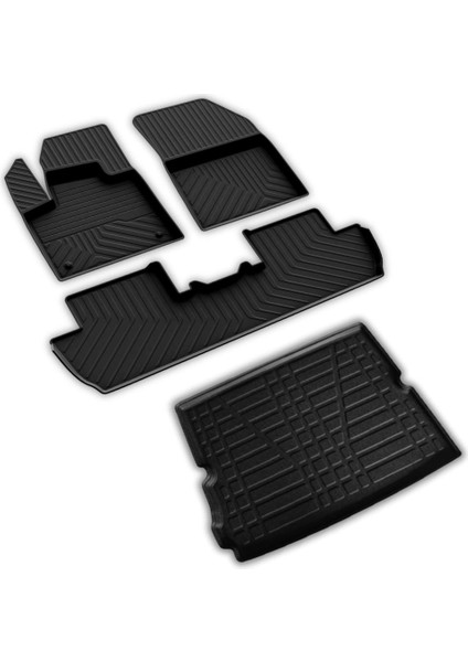 Peugeot 5008 Gt-Line Ferrous 4d Paspas ve Üst Bagaj Havuzu 2017 2023