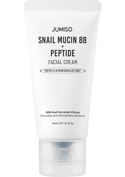 Snail Mucin 88 + Peptide Cream | %88 Salyangoz Özlü Peptit Yüz Bakım Kremi 30ml